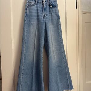 Frame Denim Light Blue Flare Jeans